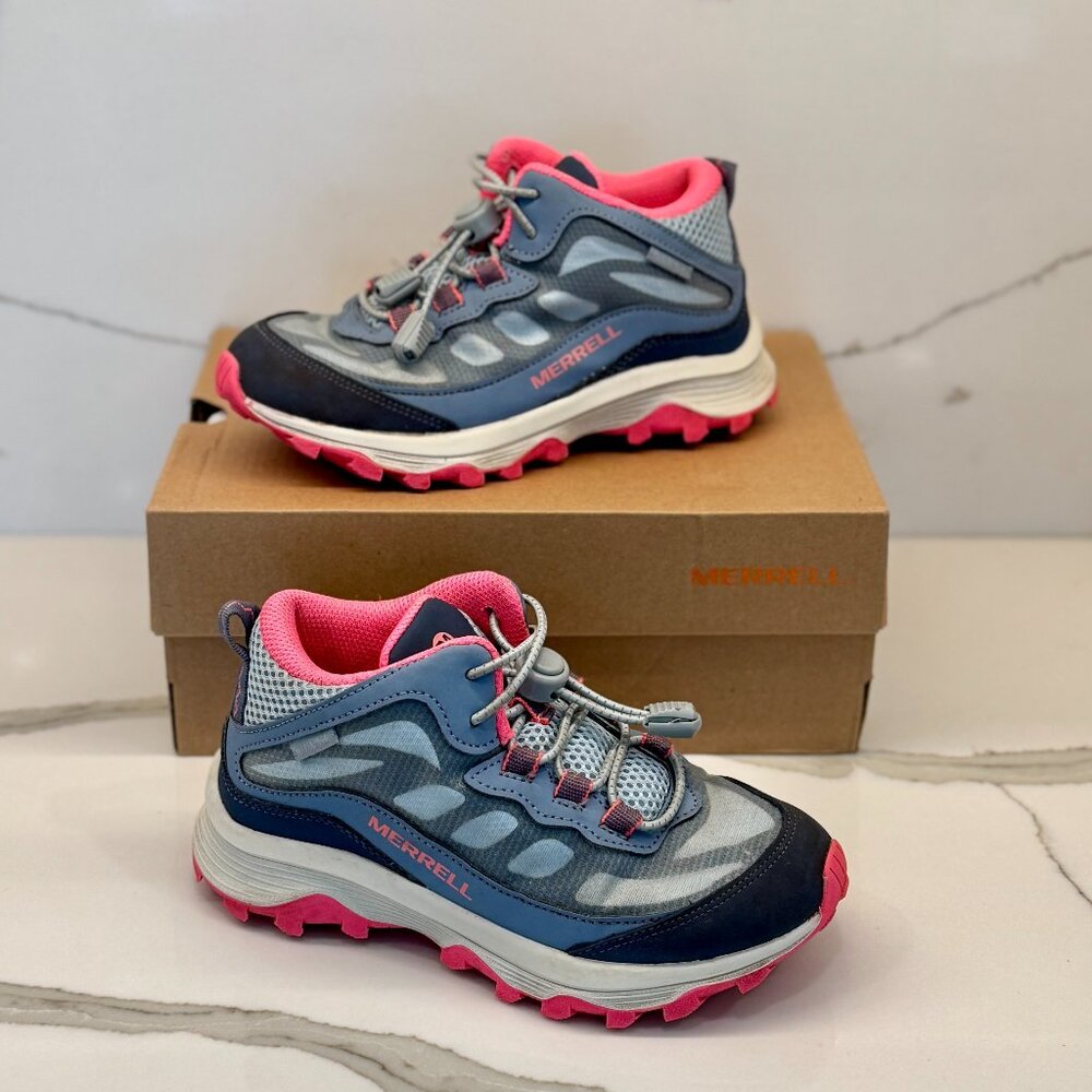 Girls Moab Speed Mid Waterproof Boot, Size 1